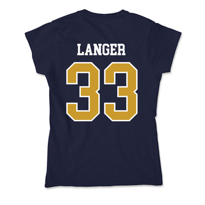 Notre Dame - NCAA Women's Volleyball : Grace Langer - Soft Style Women’s T-Shirt-1