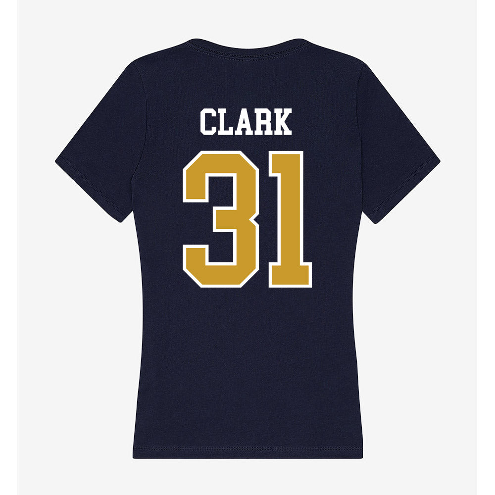 Notre Dame - NCAA Baseball : Evan Clark - Women's V-Neck T-Shirt-1