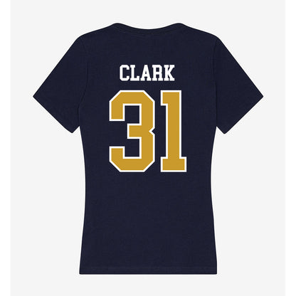 Notre Dame - NCAA Baseball : Evan Clark - Women's V-Neck T-Shirt-1
