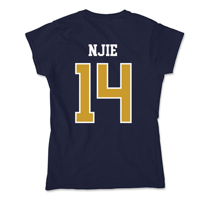 Notre Dame - NCAA Men's Basketball : Kebba Njie - Soft Style Women’s T-Shirt-1