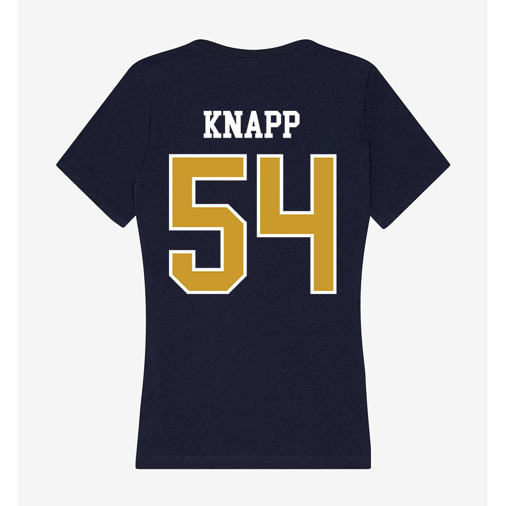 Notre Dame - NCAA Football : Anthonie Knapp - Women's V-Neck T-Shirt-1