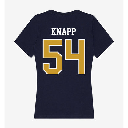 Notre Dame - NCAA Football : Anthonie Knapp - Women's V-Neck T-Shirt-1
