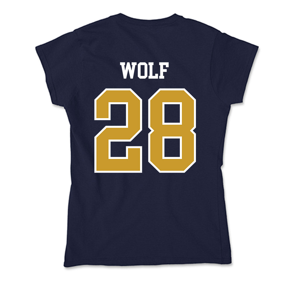 Notre Dame - NCAA Baseball : Rhys Wolf - Soft Style Women’s T-Shirt-1