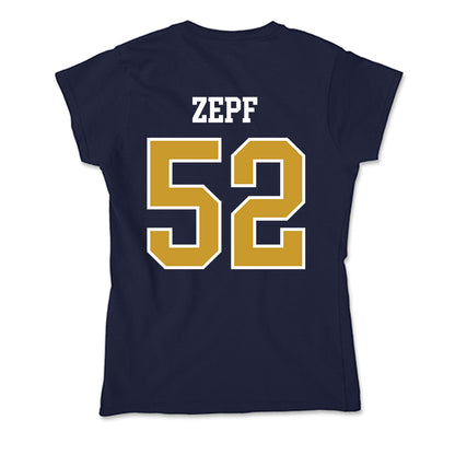 Notre Dame - NCAA Men's Lacrosse : Alex Zepf - Soft Style Women’s T-Shirt-1