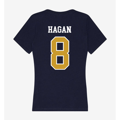 Notre Dame - NCAA Softball : Lily Hagan - Women's V-Neck T-Shirt-1
