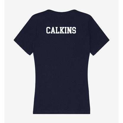 Notre Dame - NCAA Men's Swimming & Diving : Brady Calkins - Women's V-Neck T-Shirt-1