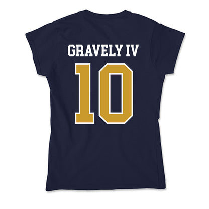 Notre Dame - NCAA Baseball : Warren Gravely IV - Soft Style Women’s T-Shirt-1