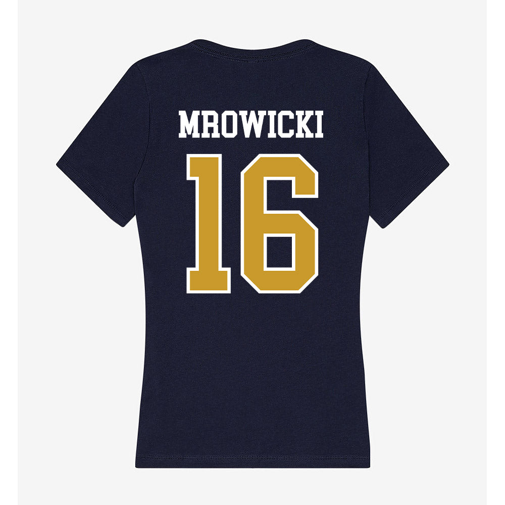 Notre Dame - NCAA Women's Soccer : Meghan Mrowicki - Women's V-Neck T-Shirt-1