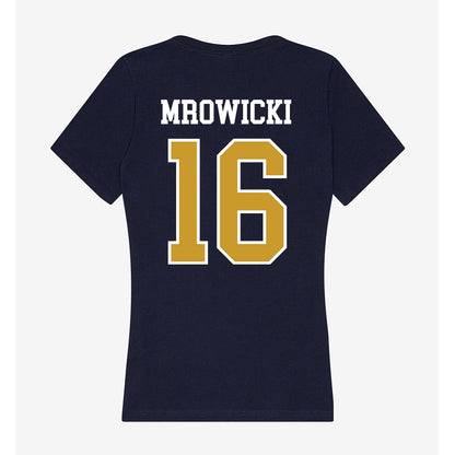 Notre Dame - NCAA Women's Soccer : Meghan Mrowicki - Women's V-Neck T-Shirt-1