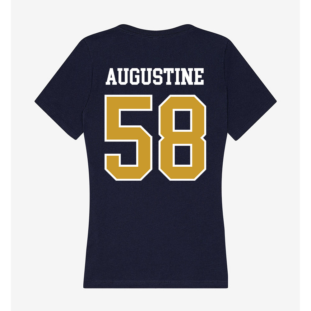Notre Dame - NCAA Football : Matty Augustine - Women's V-Neck T-Shirt-1