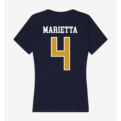 Notre Dame - NCAA Softball : Ashley Marietta - Women's V-Neck T-Shirt-1