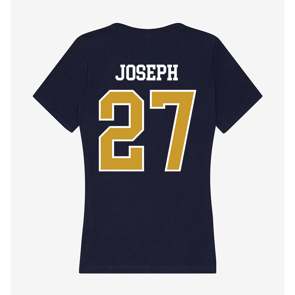 Notre Dame - NCAA Women's Soccer : Lily Joseph - Women's V-Neck T-Shirt-1