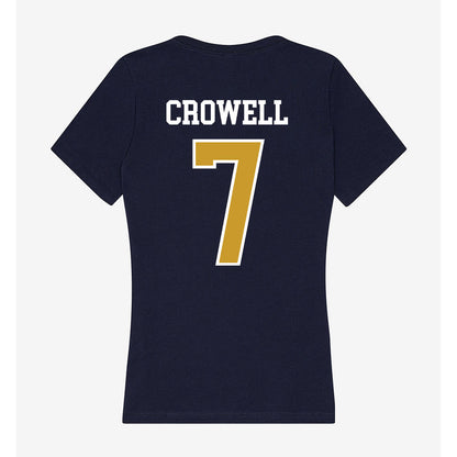 Notre Dame - NCAA Baseball : Caden Crowell - Women's V-Neck T-Shirt-1
