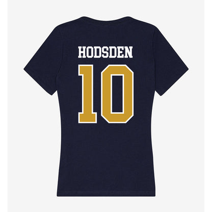 Notre Dame - NCAA Women's Soccer : Ellie Hodsden - Women's V-Neck T-Shirt-1