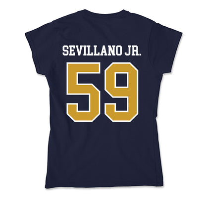 Notre Dame - NCAA Football : Sean Sevillano Jr. - Soft Style Women’s T-Shirt-1