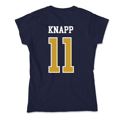 Notre Dame - NCAA Women's Soccer : Tessa Knapp - Soft Style Women’s T-Shirt-1