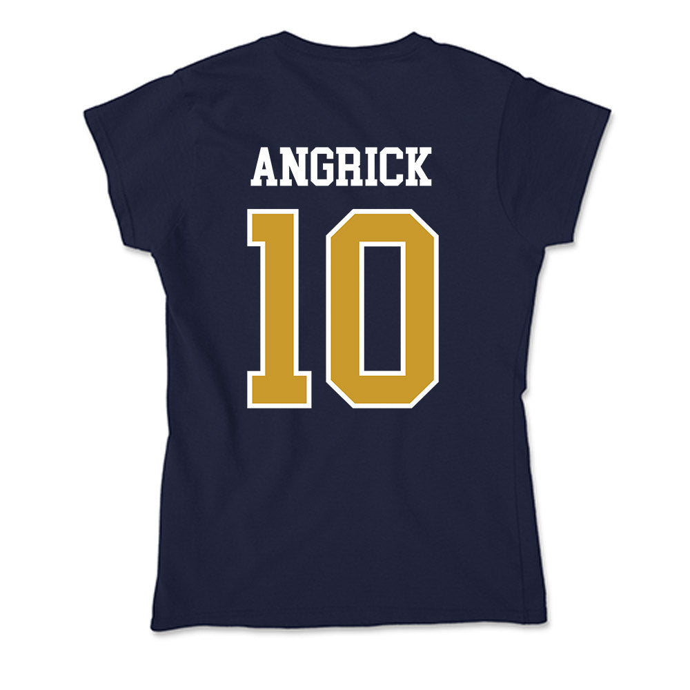 Notre Dame - NCAA Men's Lacrosse : Will Angrick - Soft Style Women’s T-Shirt-1