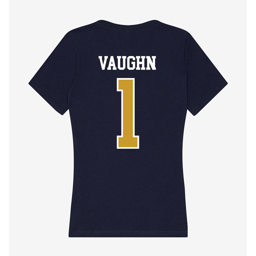 Notre Dame - NCAA Women's Volleyball : Hailie Vaughn - Women's V-Neck T-Shirt-1