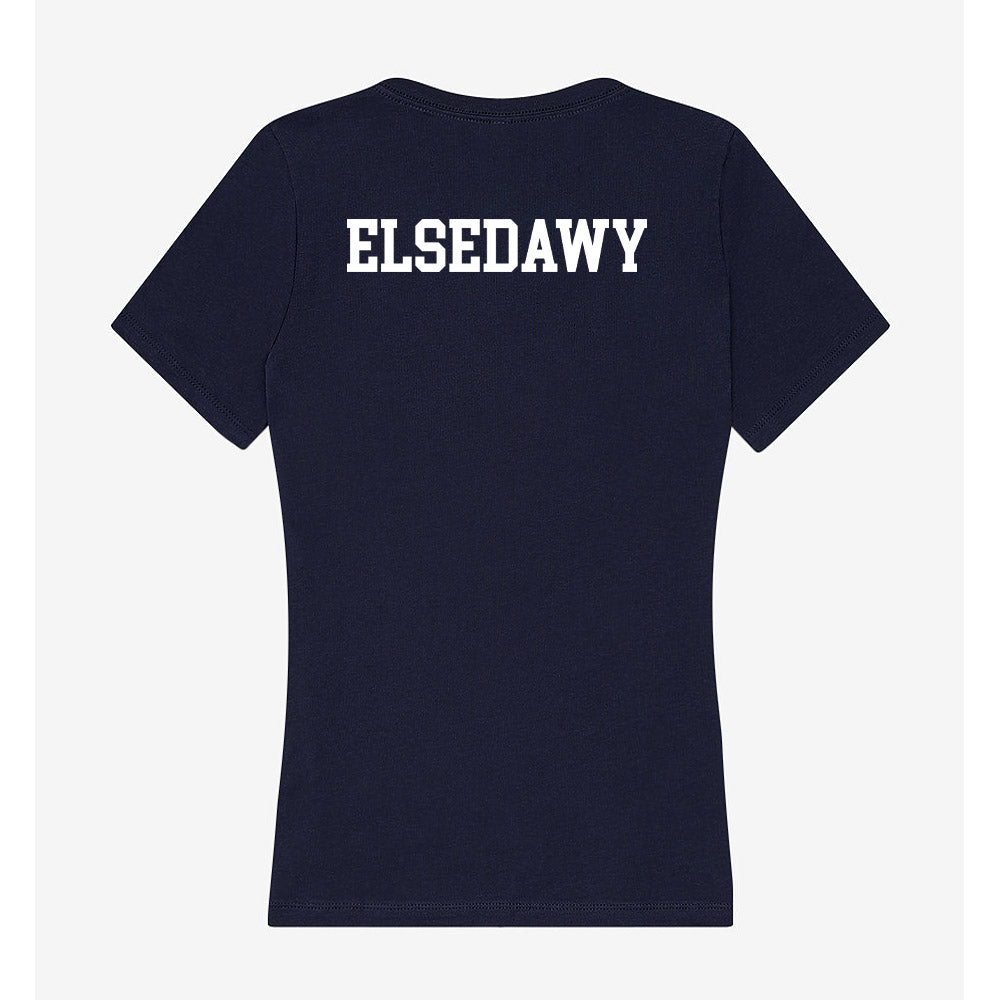 Notre Dame - NCAA Men's Fencing : Ahmed Hesham Elsedawy - Women's V-Neck T-Shirt-1