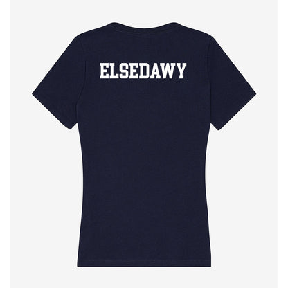 Notre Dame - NCAA Men's Fencing : Ahmed Hesham Elsedawy - Women's V-Neck T-Shirt-1