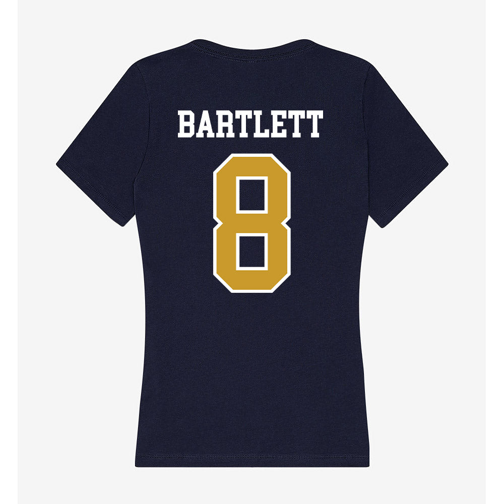 Notre Dame - NCAA Men's Soccer : Nici Bartlett - Women's V-Neck T-Shirt-1