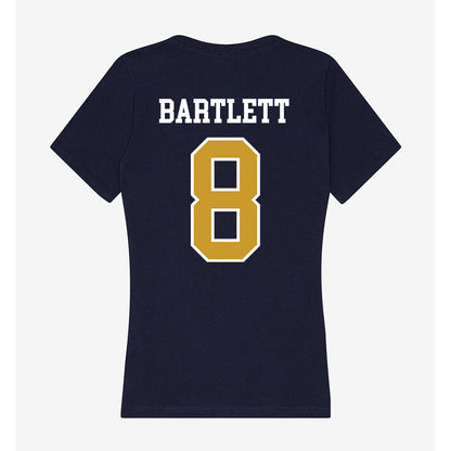 Notre Dame - NCAA Men's Soccer : Nici Bartlett - Women's V-Neck T-Shirt-1