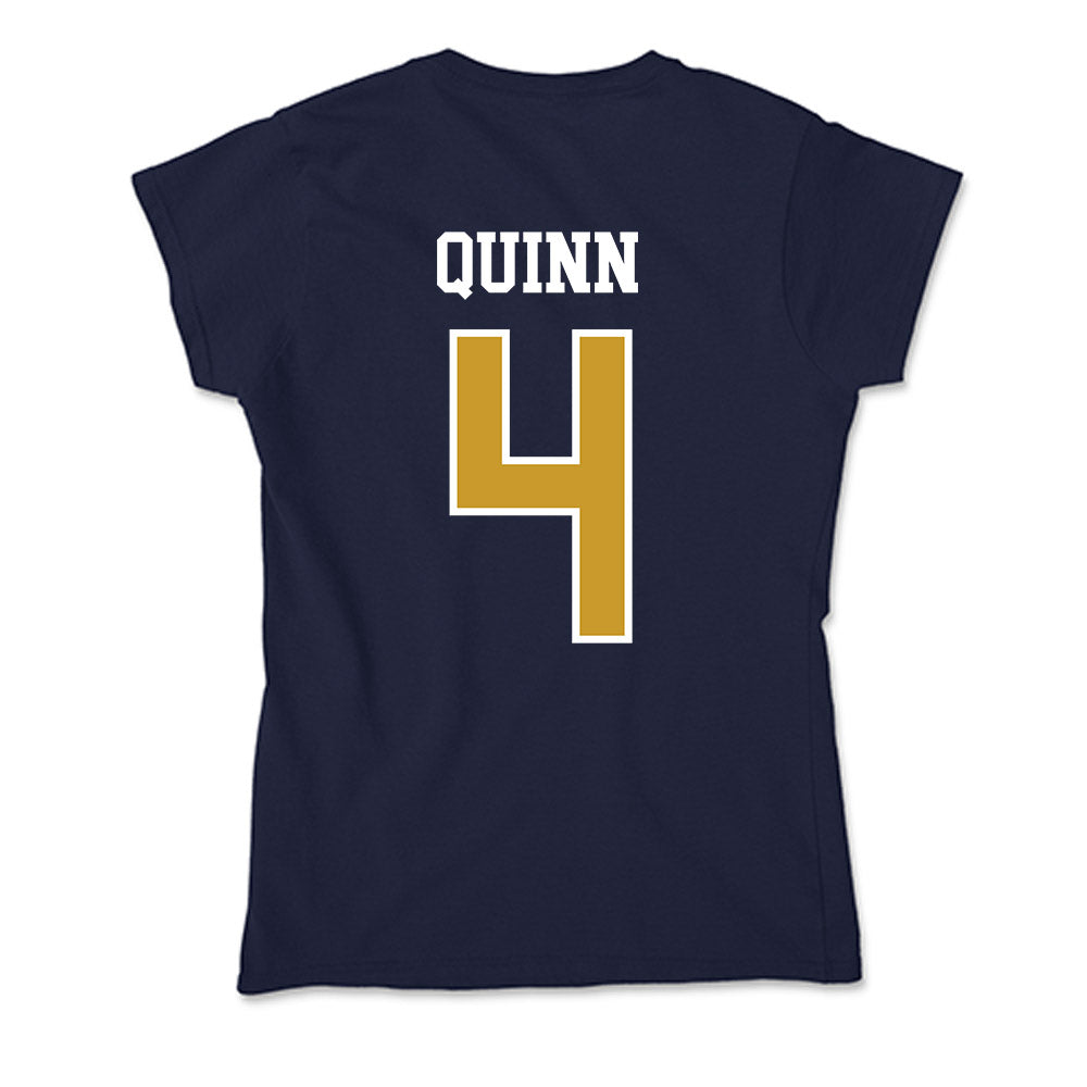 Notre Dame - NCAA Men's Ice Hockey : Michael Quinn - Soft Style Women’s T-Shirt-1