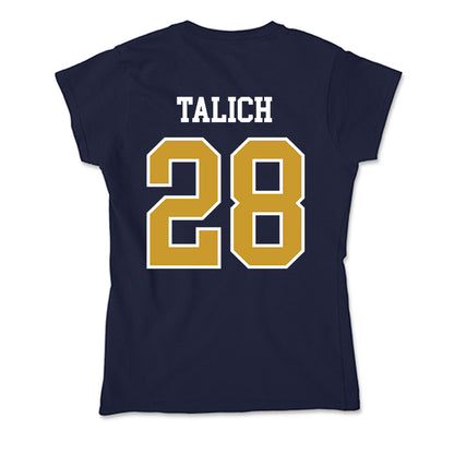 Notre Dame - NCAA Football : Luke Talich - Soft Style Women’s T-Shirt-1