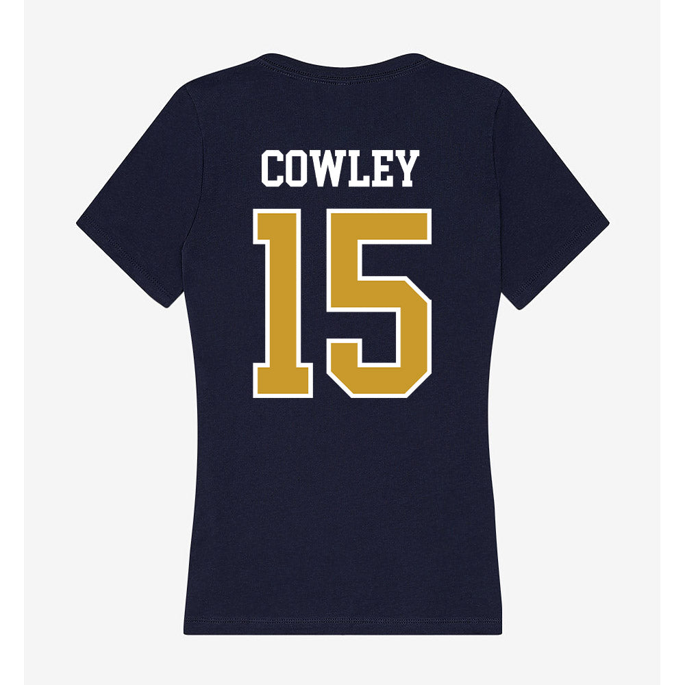 Notre Dame - NCAA Softball : Paige Cowley - Women's V-Neck T-Shirt-1