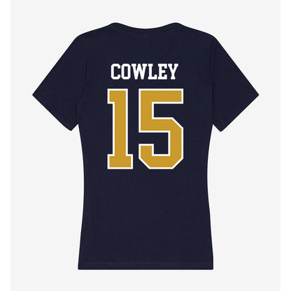 Notre Dame - NCAA Softball : Paige Cowley - Women's V-Neck T-Shirt-1