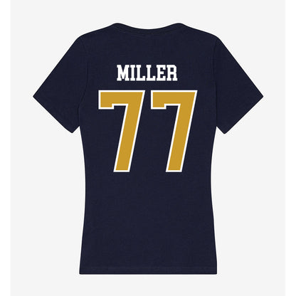 Notre Dame - NCAA Men's Lacrosse : Luke Miller - Women's V-Neck T-Shirt-1