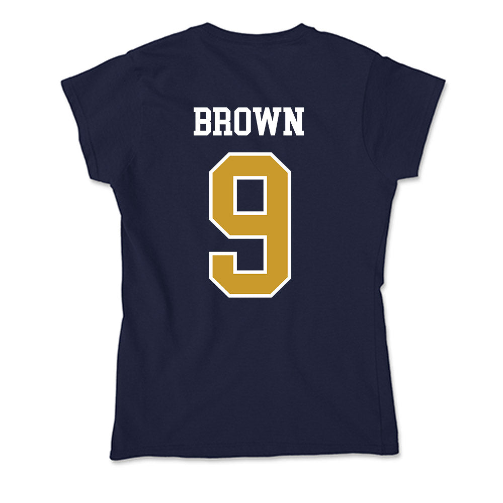 Notre Dame - NCAA Men's Ice Hockey : Cole Brown - Soft Style Women’s T-Shirt-1