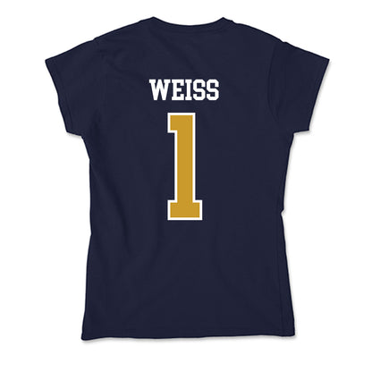 Notre Dame - NCAA Softball : Brianne Weiss - Soft Style Women’s T-Shirt-1