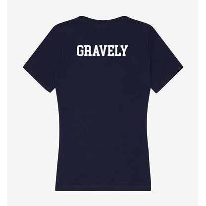 Notre Dame - NCAA Baseball : Warren Gravely - Women's V-Neck T-Shirt-1