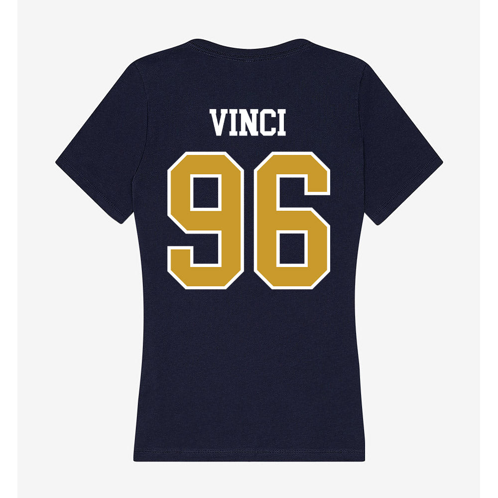 Notre Dame - NCAA Football : Joseph Vinci - Women's V-Neck T-Shirt-1