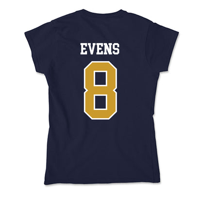 Notre Dame - NCAA Women's Volleyball : Maya Evens - Soft Style Women’s T-Shirt-1