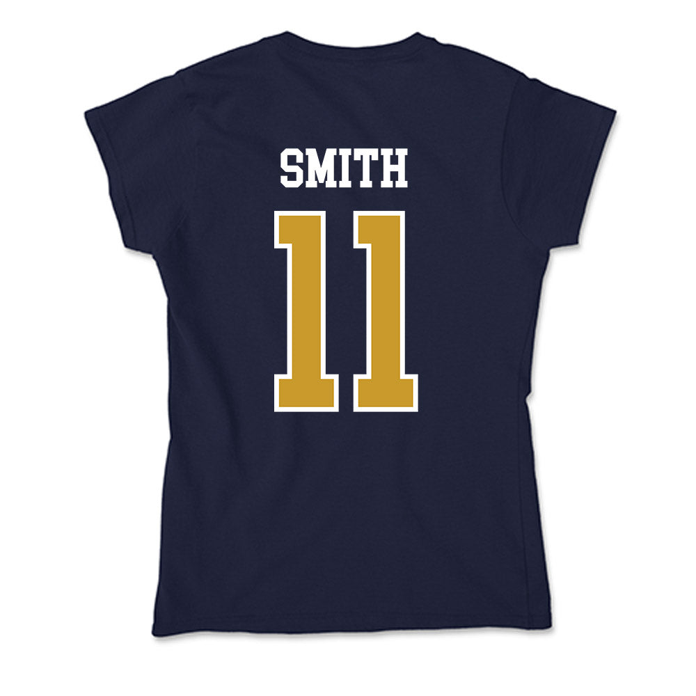 Notre Dame - NCAA Women's Basketball : Jordyn Smith - Soft Style Women’s T-Shirt-1
