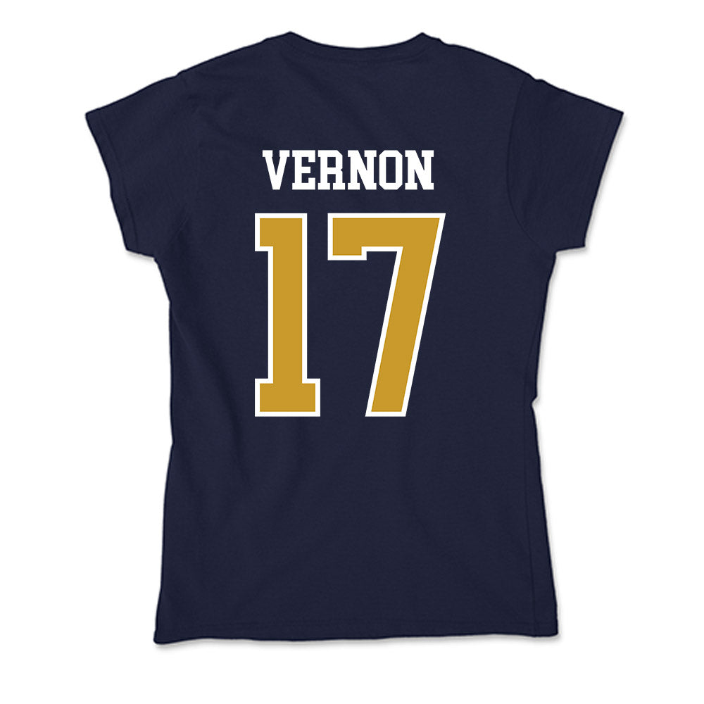 Notre Dame - NCAA Football : Brenan Vernon - Soft Style Women’s T-Shirt-1