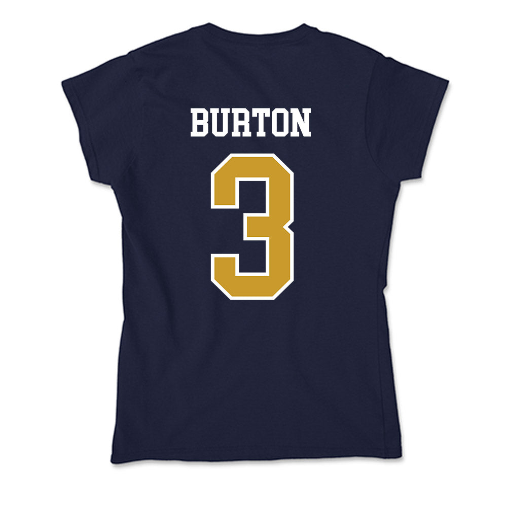 Notre Dame - NCAA Men's Basketball : Markus Burton - Soft Style Women’s T-Shirt-1