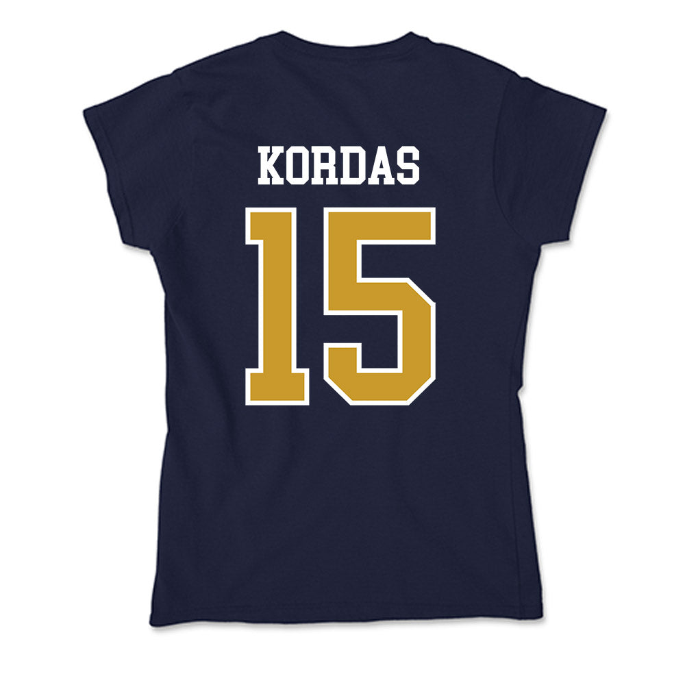 Notre Dame - NCAA Women's Volleyball : Mae Kordas - Soft Style Women’s T-Shirt-1