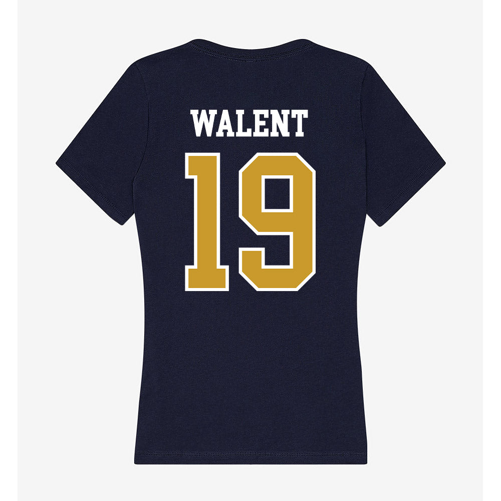 Notre Dame - NCAA Men's Soccer : Vlad Walent - Women's V-Neck T-Shirt-1
