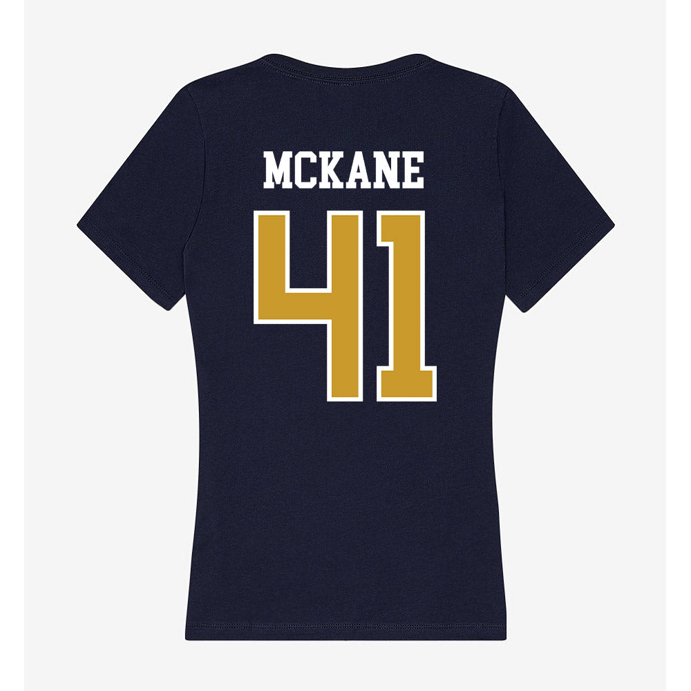 Notre Dame - NCAA Men's Lacrosse : Matthew McKane - Women's V-Neck T-Shirt-1