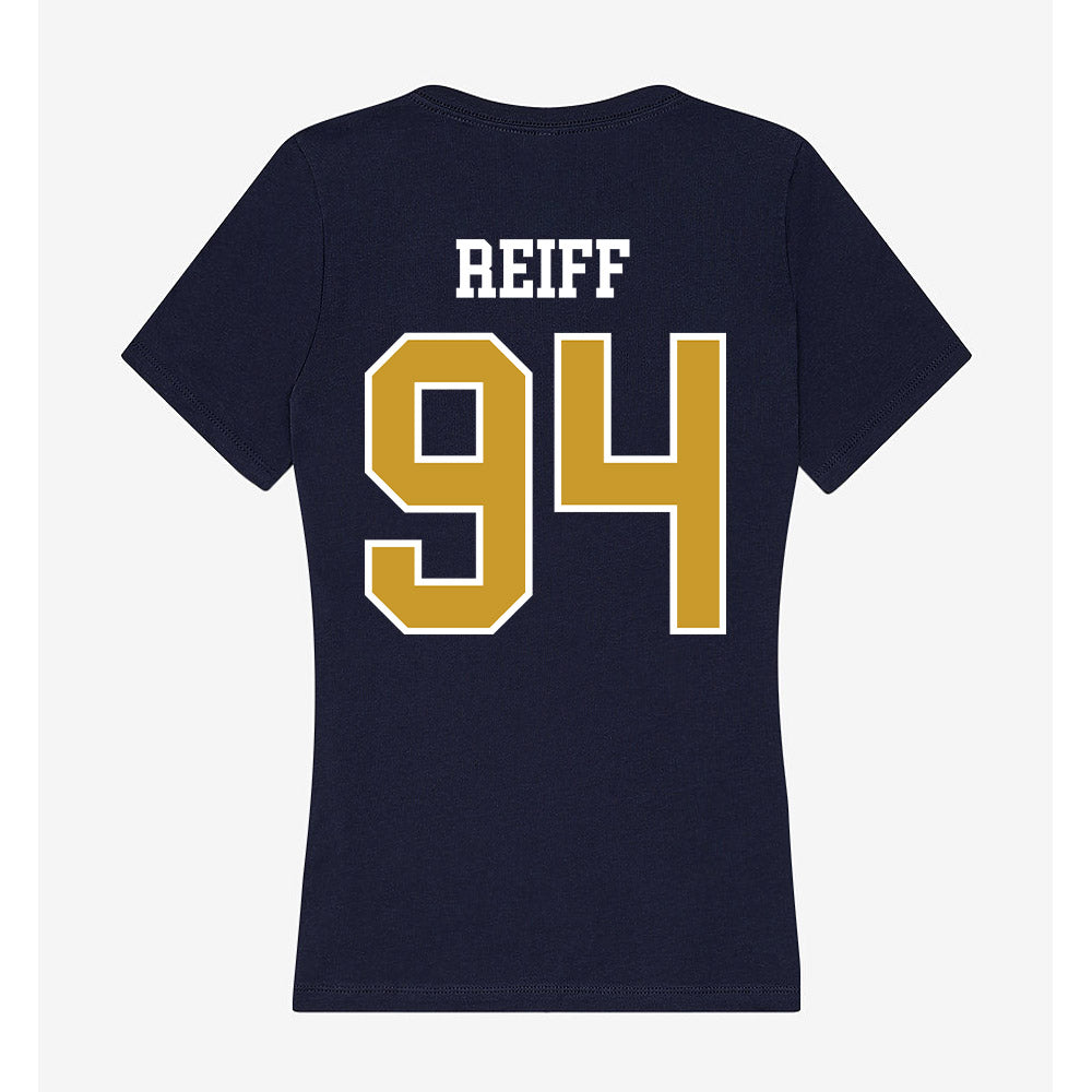 Notre Dame - NCAA Football : Joe Reiff - Women's V-Neck T-Shirt-1