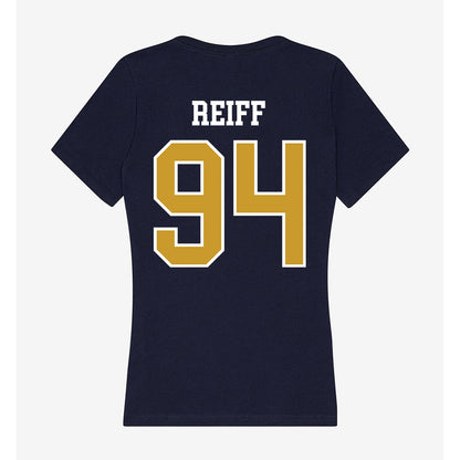 Notre Dame - NCAA Football : Joe Reiff - Women's V-Neck T-Shirt-1
