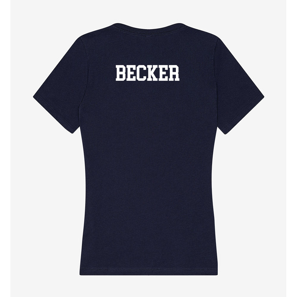Notre Dame - NCAA Men's Tennis : Noah Becker - Women's V-Neck T-Shirt-1