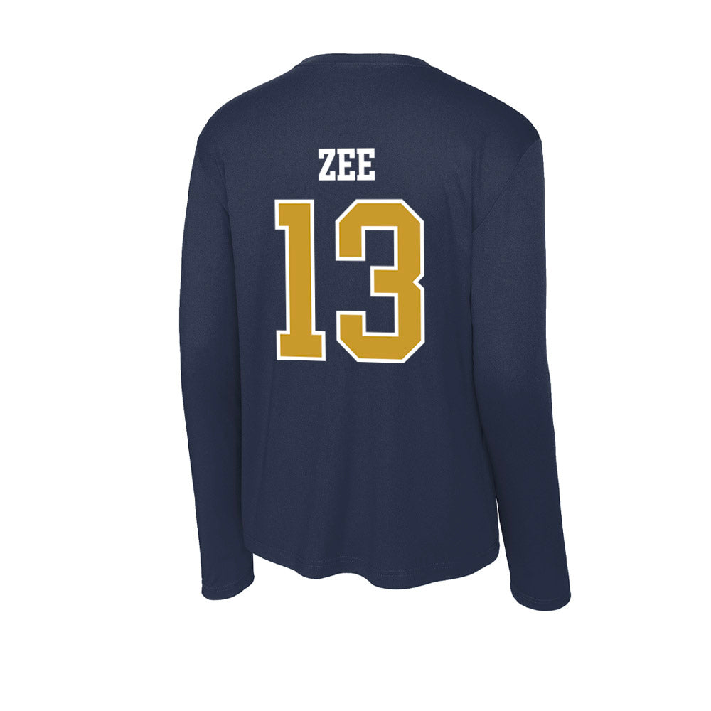 Notre Dame - NCAA Baseball : Jamie Zee - Activewear Long Sleeve T-Shirt-1