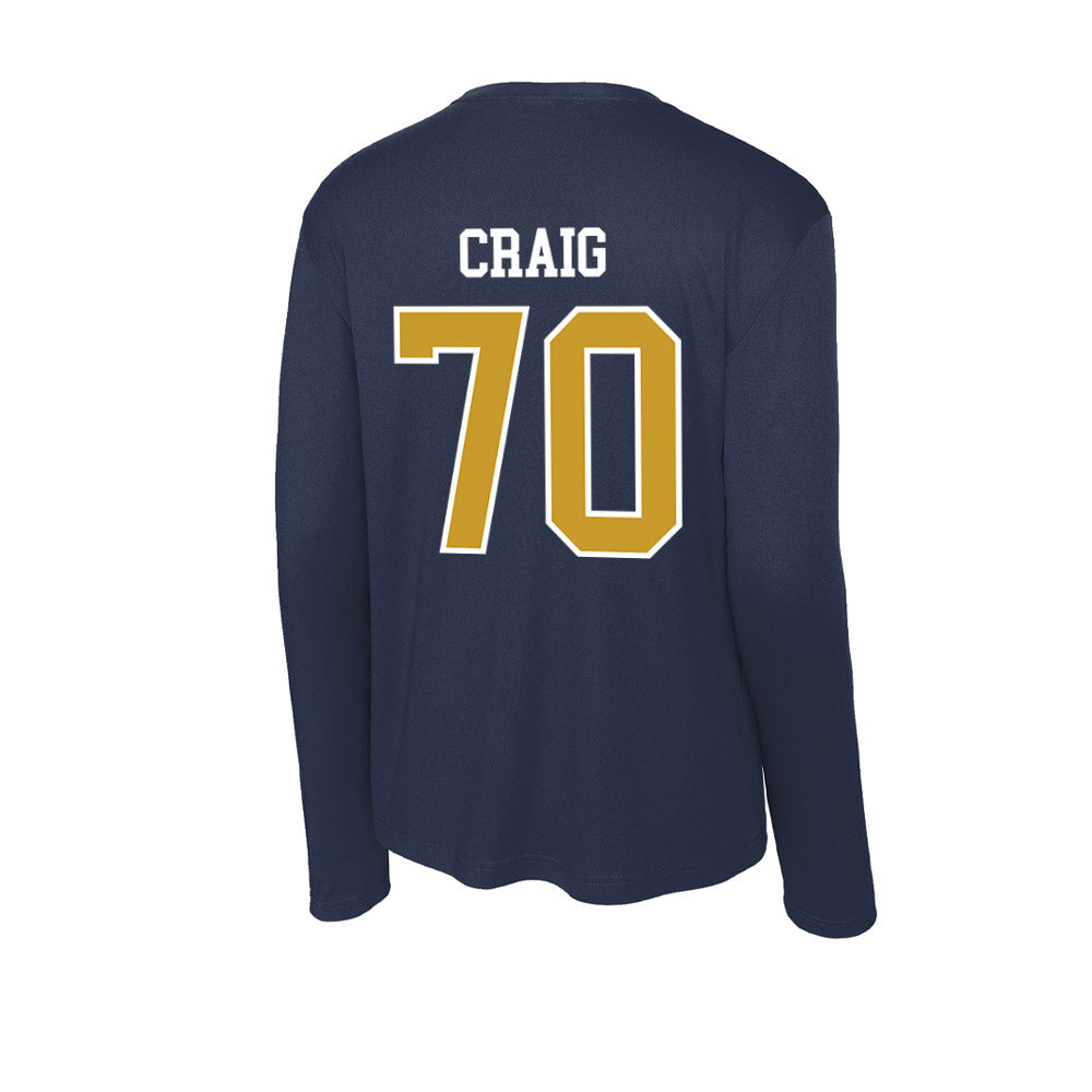 Notre Dame - NCAA Football : Ashton Craig - Activewear Long Sleeve T-Shirt-1