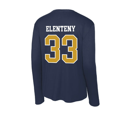Notre Dame - NCAA Baseball : Connor Elenteny - Activewear Long Sleeve T-Shirt-1