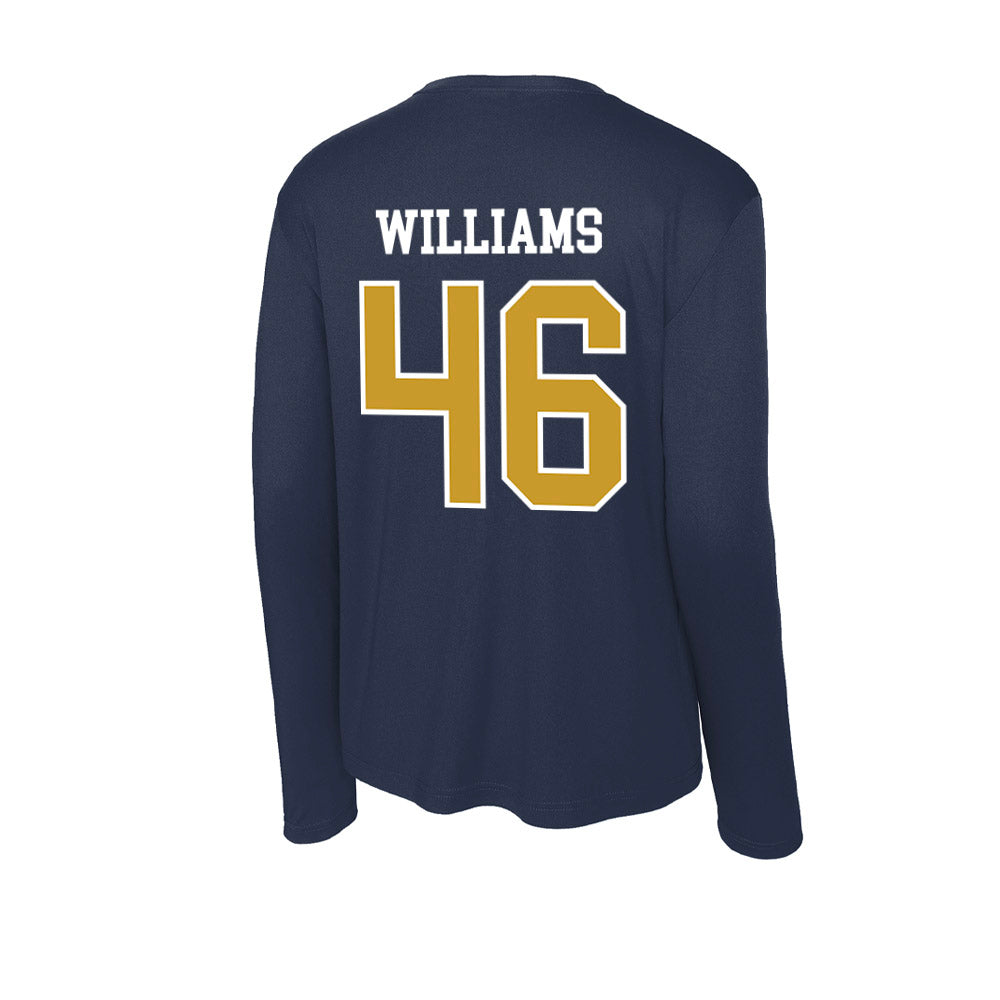 Notre Dame - NCAA Football : Matt Williams - Activewear Long Sleeve T-Shirt-1