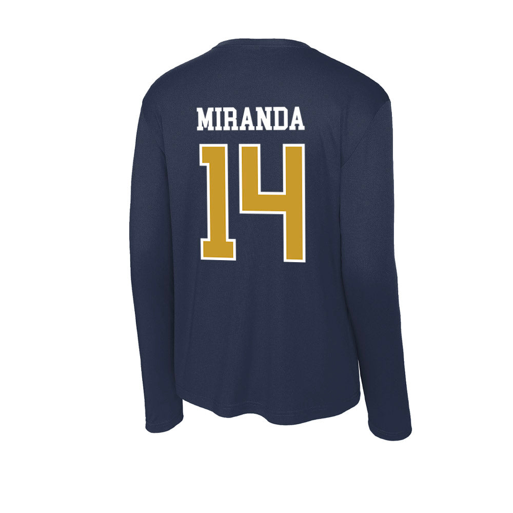 Notre Dame - NCAA Baseball : Shane Miranda - Activewear Long Sleeve T-Shirt-1